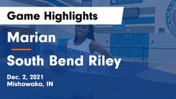 Marian  vs South Bend Riley Game Highlights - Dec. 2, 2021
