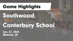 Southwood  vs Canterbury School Game Highlights - Jan. 31, 2023