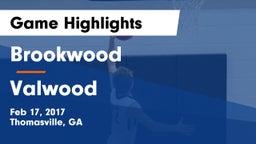 Brookwood  vs Valwood  Game Highlights - Feb 17, 2017