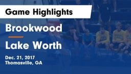 Brookwood  vs Lake Worth  Game Highlights - Dec. 21, 2017