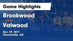 Brookwood  vs Valwood Game Highlights - Dec. 29, 2017