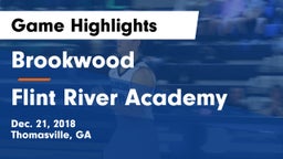 Brookwood  vs Flint River Academy  Game Highlights - Dec. 21, 2018