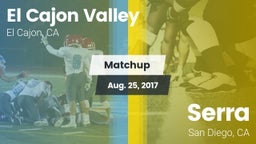 Matchup: El Cajon Valley vs. Serra  2017