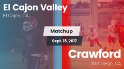 Matchup: El Cajon Valley vs. Crawford  2017