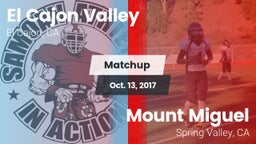 Matchup: El Cajon Valley vs. Mount Miguel  2017