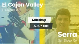 Matchup: El Cajon Valley vs. Serra  2018