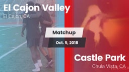 Matchup: El Cajon Valley vs. Castle Park  2018