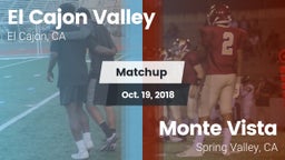Matchup: El Cajon Valley vs. Monte Vista  2018