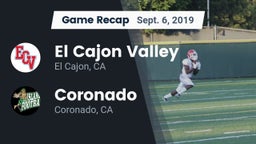 Recap: El Cajon Valley  vs. Coronado  2019