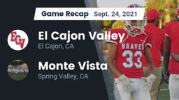 Recap: El Cajon Valley  vs. Monte Vista  2021