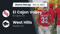 Recap: El Cajon Valley  vs. West Hills  2021