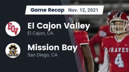 Recap: El Cajon Valley  vs. Mission Bay  2021