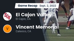 Recap: El Cajon Valley  vs. Vincent Memorial  2022