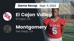 Recap: El Cajon Valley  vs. Montgomery  2022