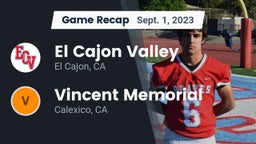 Recap: El Cajon Valley  vs. Vincent Memorial  2023