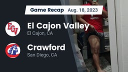 Recap: El Cajon Valley  vs. Crawford  2023