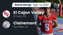 Recap: El Cajon Valley  vs. Clairemont  2023