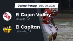 Recap: El Cajon Valley  vs. El Capitan  2023