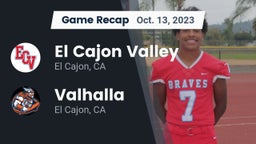 Recap: El Cajon Valley  vs. Valhalla  2023