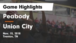 Peabody  vs Union City  Game Highlights - Nov. 15, 2018