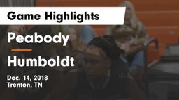 Peabody  vs Humboldt  Game Highlights - Dec. 14, 2018