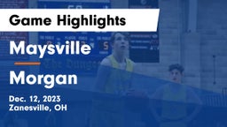 Maysville  vs Morgan  Game Highlights - Dec. 12, 2023