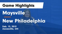 Maysville  vs New Philadelphia  Game Highlights - Feb. 13, 2019