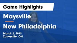 Maysville  vs New Philadelphia  Game Highlights - March 2, 2019