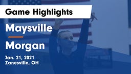 Maysville  vs Morgan  Game Highlights - Jan. 21, 2021