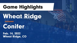 Wheat Ridge  vs Conifer Game Highlights - Feb. 14, 2022