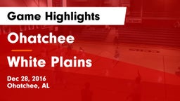 Ohatchee  vs White Plains  Game Highlights - Dec 28, 2016