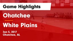 Ohatchee  vs White Plains  Game Highlights - Jan 5, 2017