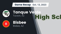 Recap: Tanque Verde  vs. Bisbee  2023