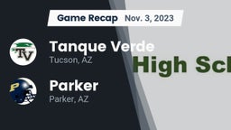 Recap: Tanque Verde  vs. Parker  2023