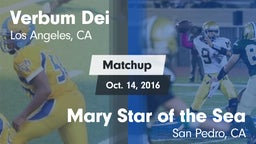 Matchup: Verbum Dei High vs. Mary Star of the Sea  2016