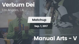 Matchup: Verbum Dei High vs. Manual Arts - V 2017