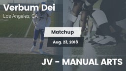 Matchup: Verbum Dei High vs. JV - MANUAL ARTS 2018