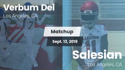 Matchup: Verbum Dei High vs. Salesian  2019