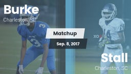 Matchup: Burke  vs. Stall  2016