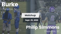 Matchup: Burke  vs. Philip Simmons  2020