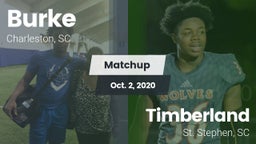 Matchup: Burke  vs. Timberland  2020