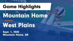 Mountain Home  vs West Plains  Game Highlights - Sept. 1, 2020