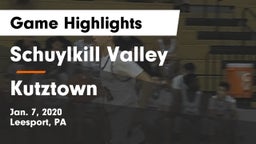 Schuylkill Valley  vs Kutztown  Game Highlights - Jan. 7, 2020