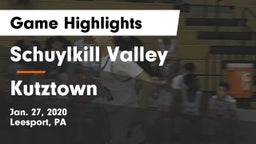 Schuylkill Valley  vs Kutztown  Game Highlights - Jan. 27, 2020