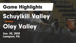 Schuylkill Valley  vs Oley Valley  Game Highlights - Jan. 30, 2020