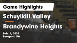 Schuylkill Valley  vs Brandywine Heights  Game Highlights - Feb. 4, 2020
