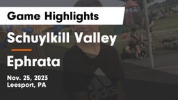Schuylkill Valley  vs Ephrata  Game Highlights - Nov. 25, 2023