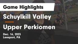 Schuylkill Valley  vs Upper Perkiomen  Game Highlights - Dec. 16, 2023
