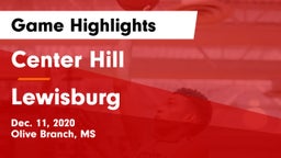 Center Hill  vs Lewisburg  Game Highlights - Dec. 11, 2020