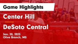 Center Hill  vs DeSoto Central  Game Highlights - Jan. 20, 2023